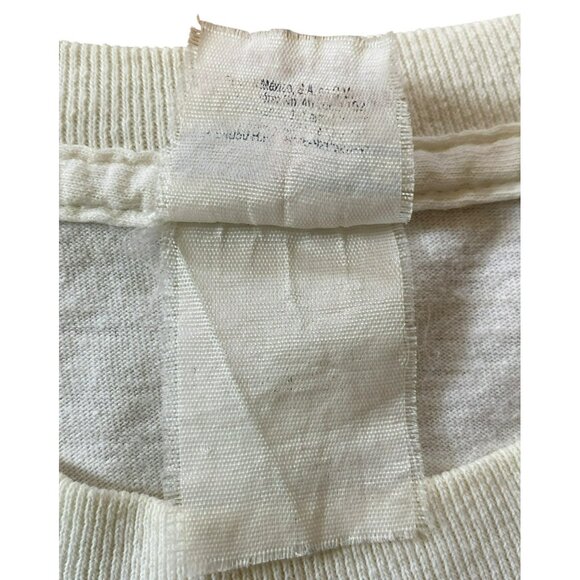 Vintage JERZEES Gibson Guitar ONKYO Stereo T shirt Mens M L 1990s Y2K RARE! - Picture 7 of 9